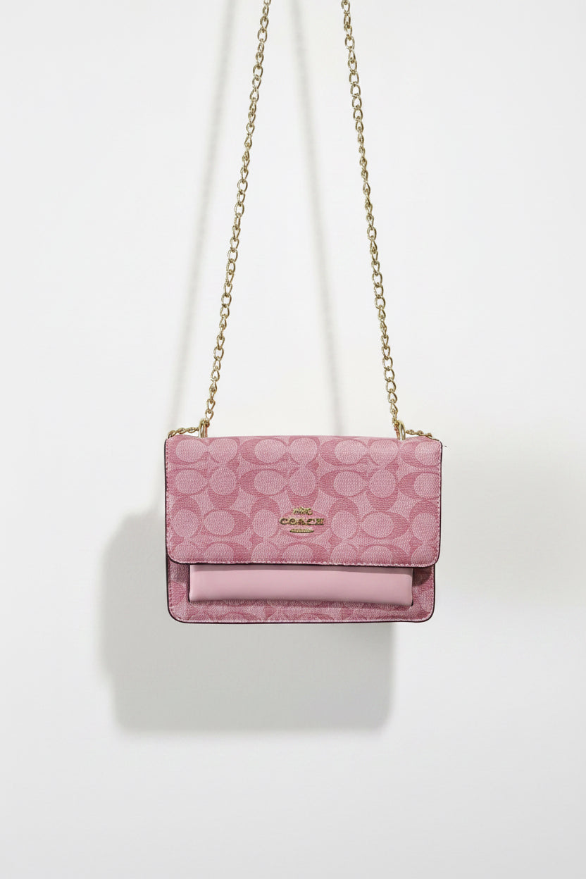 Pink Crossbody Bag