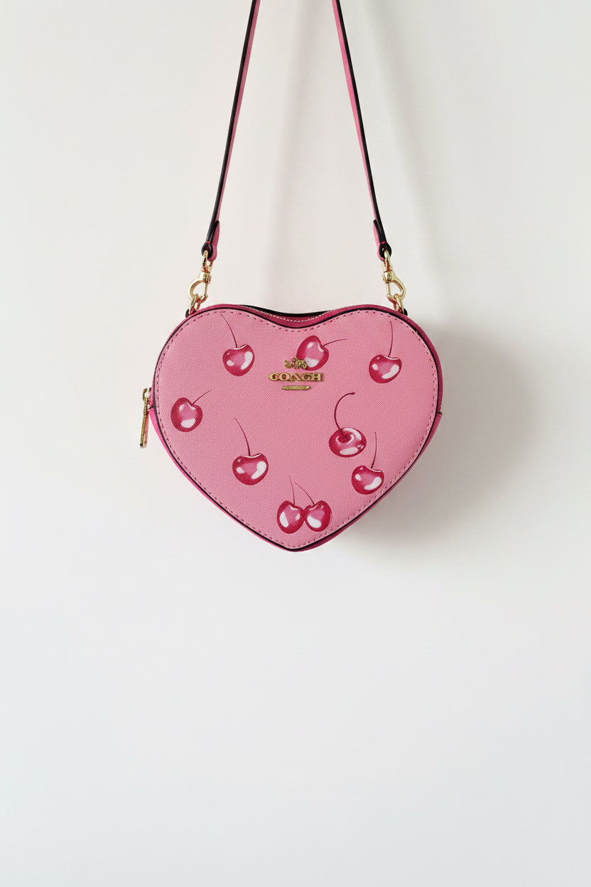 Cherry Heart Crossbody